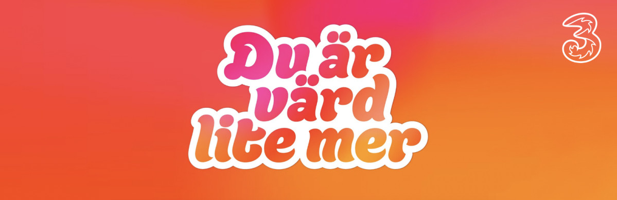 Tack för att du fortsätter vara kund hos Tre