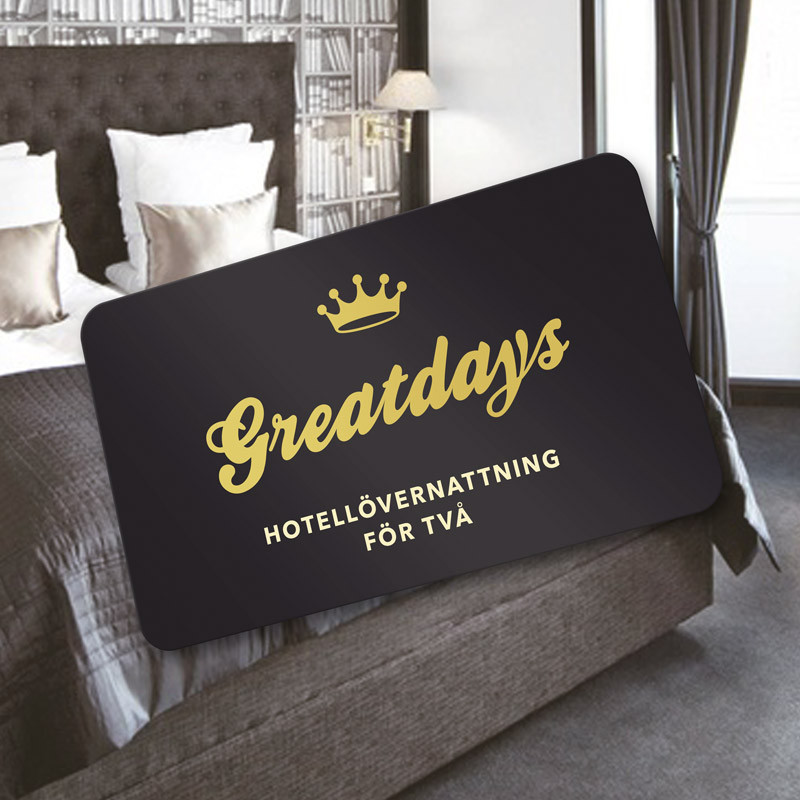 Greatdays hotellövernattning för två