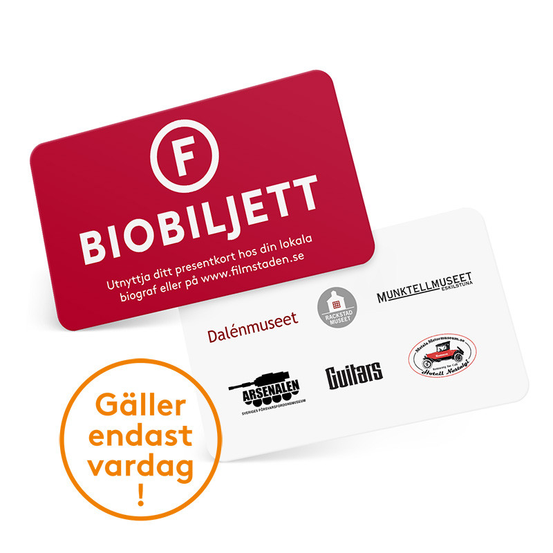 Bio & Kulturkortet - digital värdekod - Vardagsbiljett