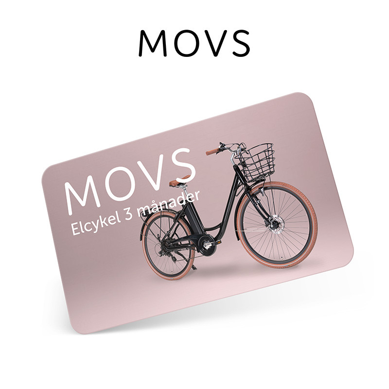 Presentkort MOVS Elcykel 3 månader