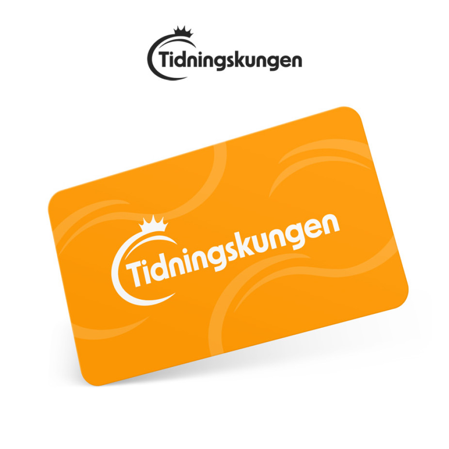 Presentkort Tidningskungen 100 Kr