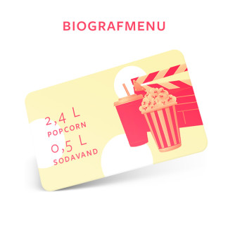 Presentkort - Biografmenu
